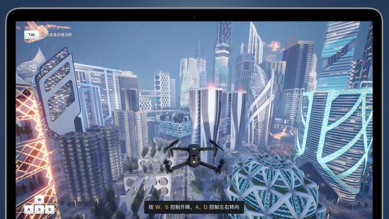 DJI’s drone simulator lets you fly through a futuristic city – here’s how to play it